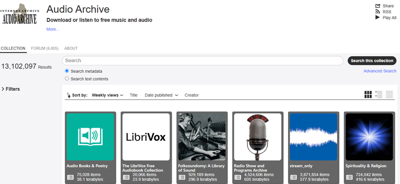 Internet Archive Audio
